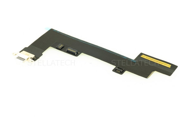 Apple iPad Air 4 Wifi USB Typ-C Lade Connector Flex-Kabel Weiss