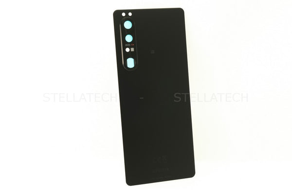 Sony Xperia 1 III Dual Akkudeckel Batterie Cover Schwarz XQ-BC52