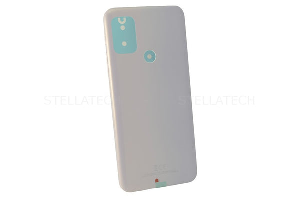 Motorola Moto G30 Akkudeckel Batterie Cover Pastel Sky Weiß XT2129