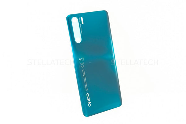 Oppo A91 Akkudeckel Batterie Cover Blau CPH2021