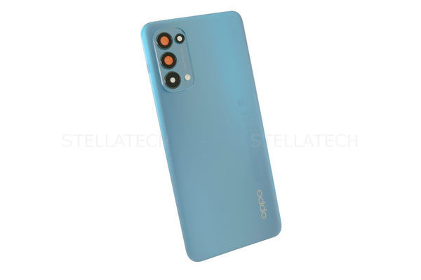 Oppo Find X3 Lite Akkudeckel Batterie Cover Azure Blau CPH2145