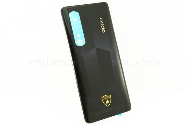 Oppo Find X2 Pro Akkudeckel Batterie Cover Lamborghini Edition Schwarz CPH2025