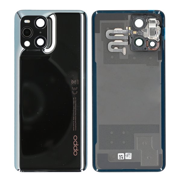 Oppo Find X3 Pro Akkudeckel Batterie Cover Schwarz CPH2173