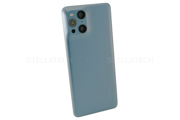 Oppo Find X3 Pro Akkudeckel Batterie Cover Blau CPH2173