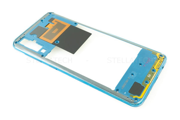 Samsung SM-A505F/DS Galaxy A50 - Mittel Cover / Mittel-Gehäuse Blau