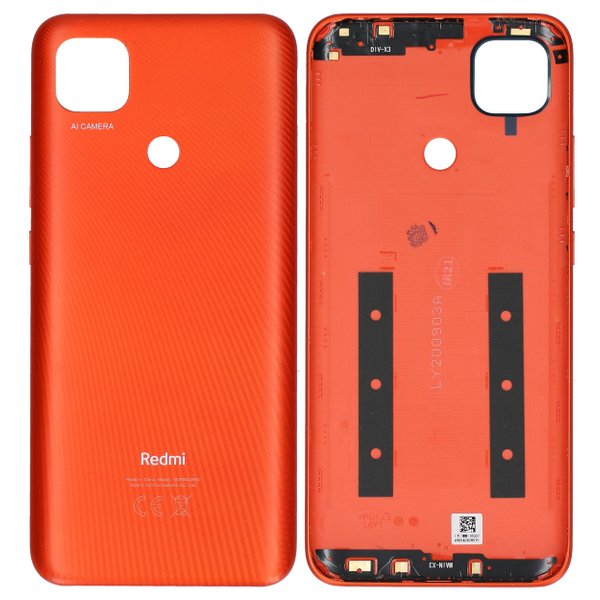 Xiaomi Redmi 9C (M2006C3MG) - Akkudeckel / Batterie Cover Orange