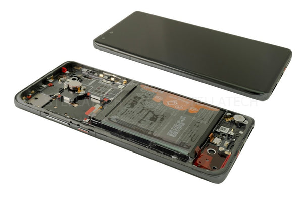 Huawei P40 Pro Plus Ersatz-Display + Rahmen/mit Akku Schwarz