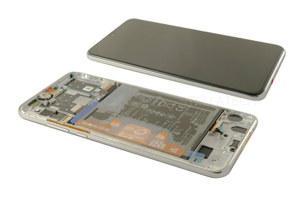 Original Huawei P30 Lite Global Display Touch + Rahmen Weiß MAR-LX1M