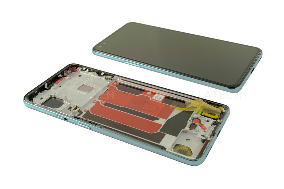 Original OnePlus Nord Display Touch + Rahmen Blau AC2003