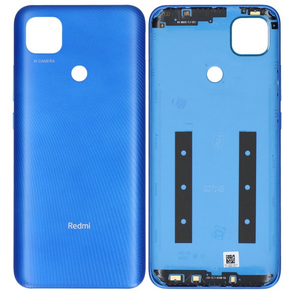 Xiaomi Redmi 9C (M2006C3MG) - Akkudeckel / Batterie Cover Blau