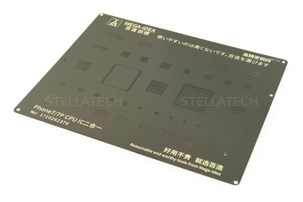 QianLi Mega Idea BGA 3D Reballing Schablone Schwarz für iPhone 7/7Plus