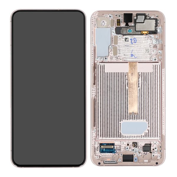 Samsung S22 Plus 5G Ersatz-Display + Rahmen Pink Gold