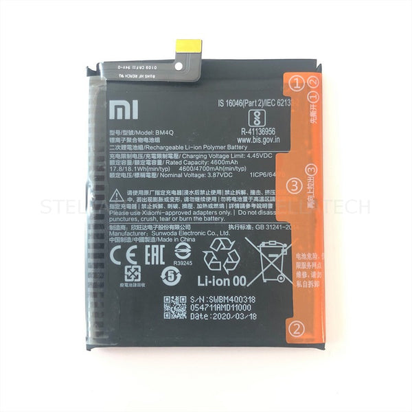 Xiaomi Poco F2 Pro Akku Li-Ion BM4Q 4700mAh