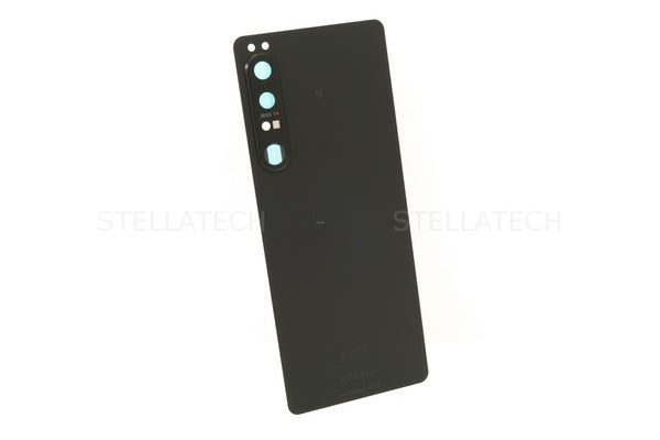 Sony Xperia 1 IV Akkudeckel Batterie Cover Schwarz XQ-CT54