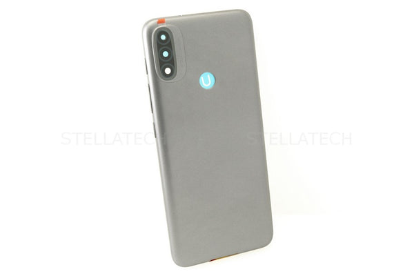 Motorola Moto E20 Akkudeckel Batterie Cover Grau XT2155