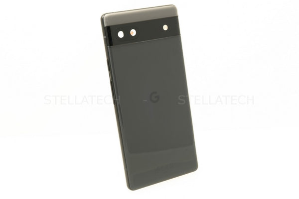 Google Pixel 6a - Akkudeckel / Batterie Cover Charcoal Grau/Schwarz