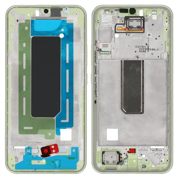 Samsung Galaxy A34 5G Mittel Cover Rahmen Lime Gelb SM-A346B