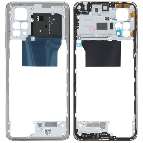 Xiaomi Redmi Note 11 Pro Chassis / Mittel Rahmen Silber