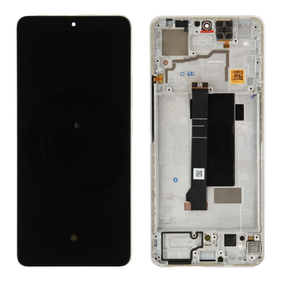 Original Xiaomi Poco X6 / Redmi Note 13 Pro 5G OLED Display Touch + Rahmen Weiß 23122PCD1G