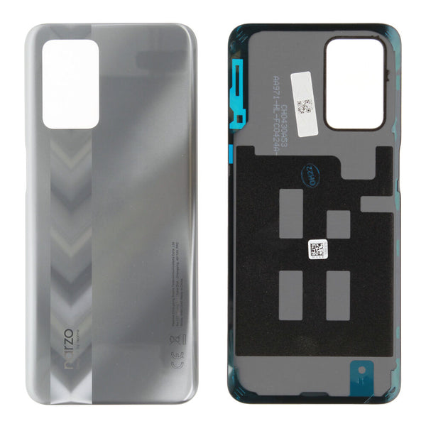 Realme Narzo 30 5G (RMX3242) - Akkudeckel / Batterie Cover Racing Silber Original/Neu (Service)