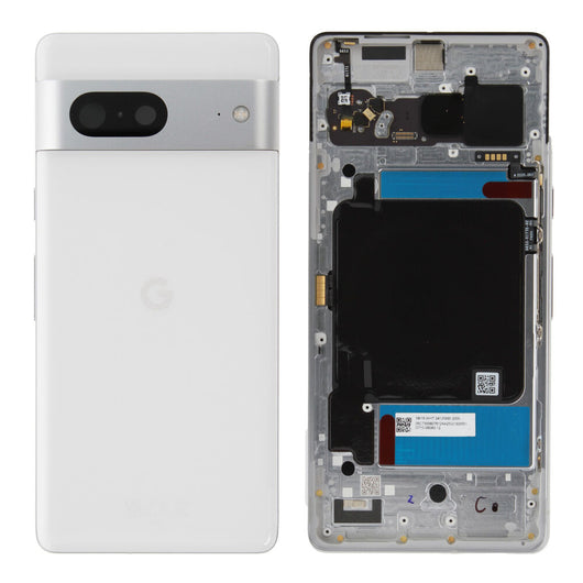 Google Pixel 7 (GVU6C) - Akkudeckel / Batterie Cover Weiss Original/Neu (Service)