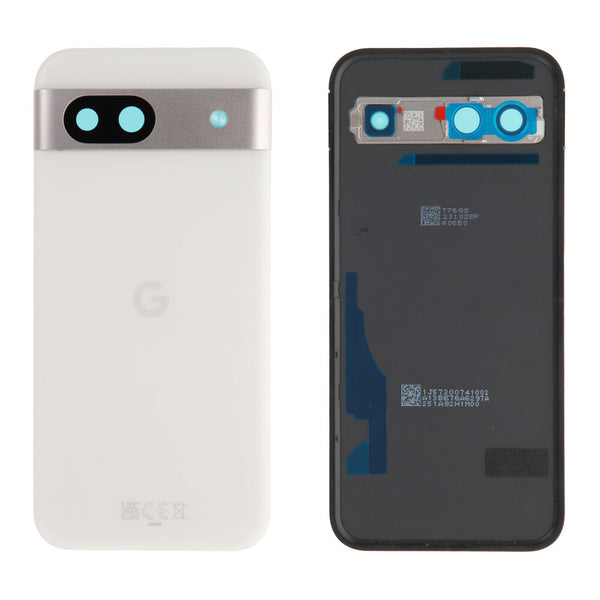 Google Pixel 8a (G6GPR) - Back Cover / Rückschale Porcelain Beige Original/Neu (Service)