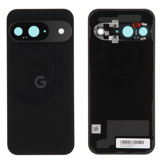 Google Pixel 9 (G2YBB) - Back Cover / Rückschale Obsidian Black Original/Neu (Service)