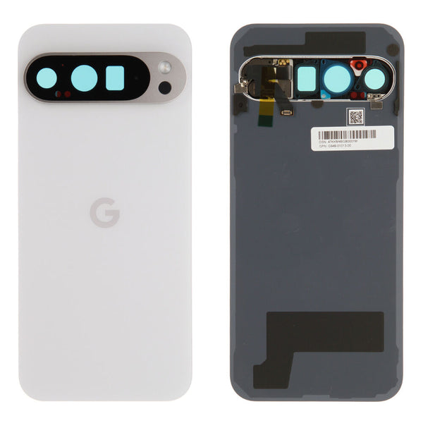 Google Pixel 9 Pro XL (GZC4K) - Akkudeckel / Batterie Cover Weiß Original/Neu (Service)