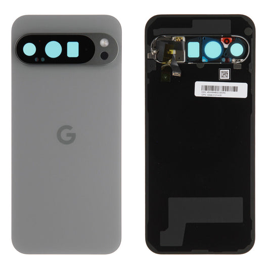 Google Pixel 9 Pro XL (GZC4K) - Akkudeckel / Batterie Cover Silber/Grau Original/Neu (Service)