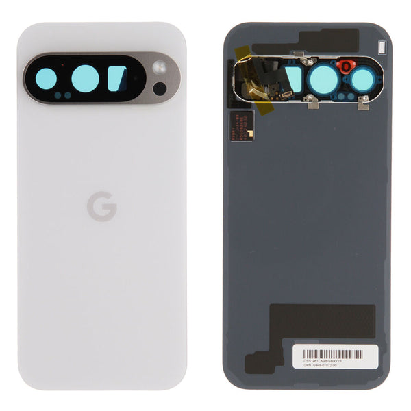 Google Pixel 9 Pro (GEC77) - Akkudeckel / Batterie Cover Weiß Original/Neu (Service)