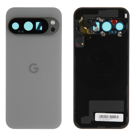 Google Pixel 9 Pro (GEC77) - Akkudeckel / Batterie Cover Silber/Grau Original/Neu (Service)