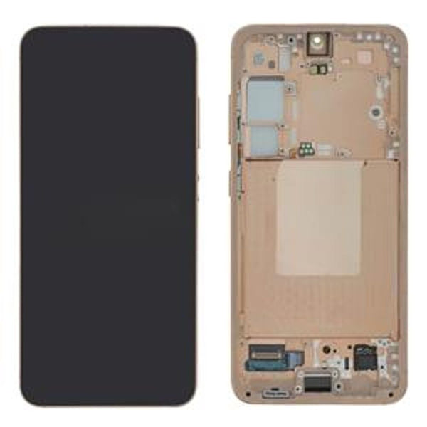 Samsung Galaxy S24 5G (SM-S921B) - Display OLED Touchscreen + Rahmen Gelb Original/Neu (Service)