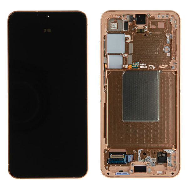 Samsung Galaxy S24 5G (SM-S921B) - Display OLED Touchscreen + Rahmen Orange Original/Neu (Service)