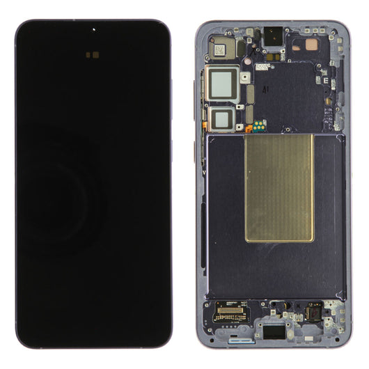 Samsung Galaxy S24+ Plus (SM-S926B) - Display OLED Touchscreen + Rahmen Violet Original/Neu (Service)