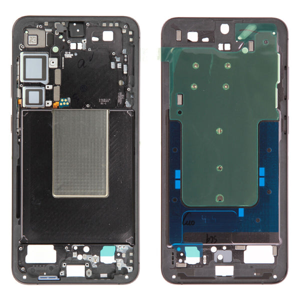 Samsung Galaxy S24+ Plus (SM-S926B) - LCD Halterung / Display Rahmen Onyx Schwarz Original/Neu (Service)