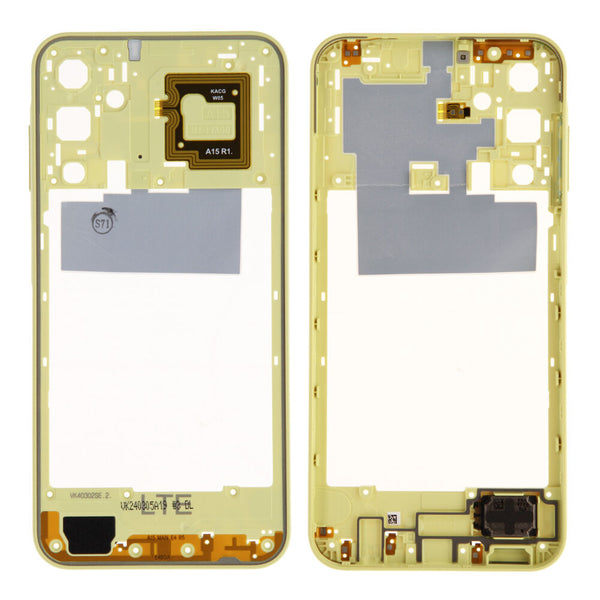 Samsung Galaxy A15 (SM-A155F) - Chassis / Mittel Rahmen Gelb Original/Neu (Service)