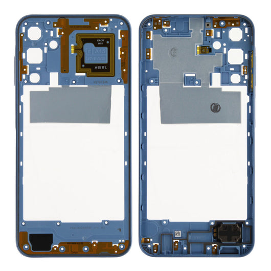 Samsung Galaxy A15 5G (SM-A156B) - Mittel Cover / Mittel-Gehäuse Blau Original/Neu (Service)