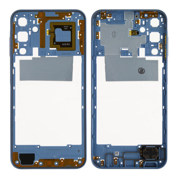 Samsung Galaxy A15 5G (SM-A156B) - Mittel Cover / Mittel-Gehäuse Blau Original/Neu (Service)