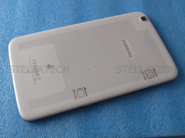 Samsung SM-T315 Galaxy Tab 3 8.0 LTE - Back Cover / Rückschale 16GB LTE Logo Weiss