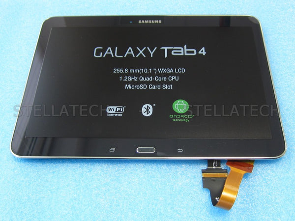 Samsung SM-T535 Galaxy Tab 4 10.1 LTE - Display LCD Touchscreen + Rahmen Schwarz