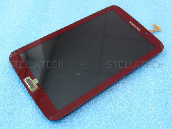 Samsung SM-T210 Galaxy Tab 3 7.0 WiFi - Display LCD Touchscreen + Rahmen Rot