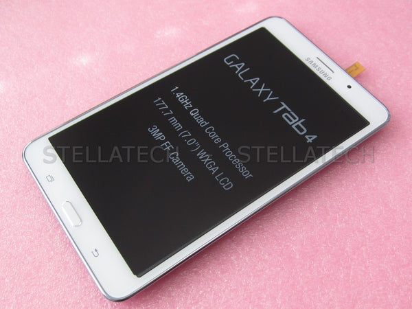 Samsung SM-T235 Galaxy Tab 4 7.0 LTE - Display LCD Touchscreen + Rahmen Weiss