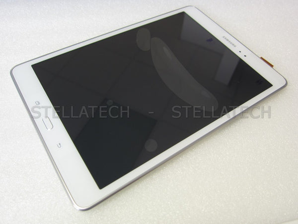 Ersatz-Display Samsung SM-T550 Tab A 9,7 WiFi LCD Touchscreen + Rahmen Weiss