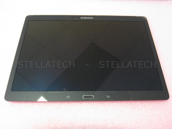 Samsung SM-T800 Galaxy Tab S 10.5 - Display LCD Touchscreen + Rahmen Dunkel Grau