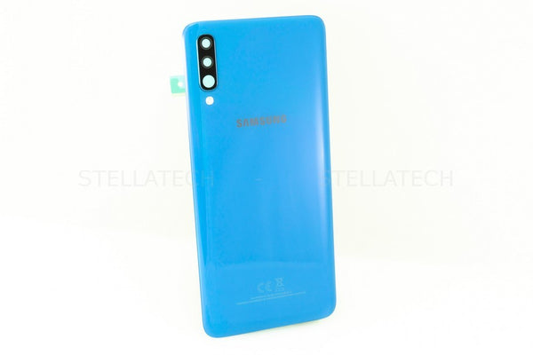 Samsung SM-A705F/DS Galaxy A70 - Akkudeckel / Batterie Cover + Kamera Glas Blau