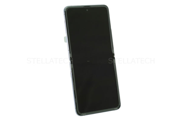 Ersatz-Display Samsung SM-F700F/DS Z Flip - Display LCD Touchscreen + Rahmen Double OLED Lila