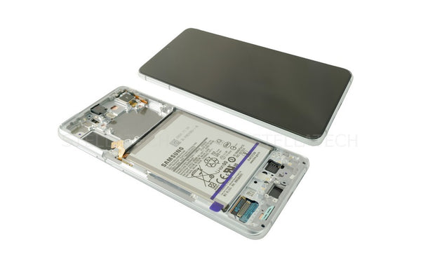 Samsung SM-G996B Galaxy S21+ 5G - Display LCD Touchscreen + Rahmen/mit Akku Phantom Silber