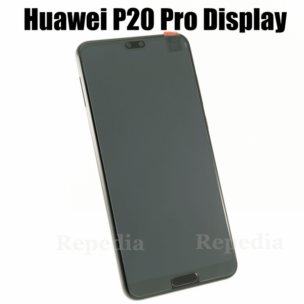 Huawei P20 Pro Dual Sim (CLT-L29) - Display LCD Touchscreen + Rahmen/mit Akku Schwarz
