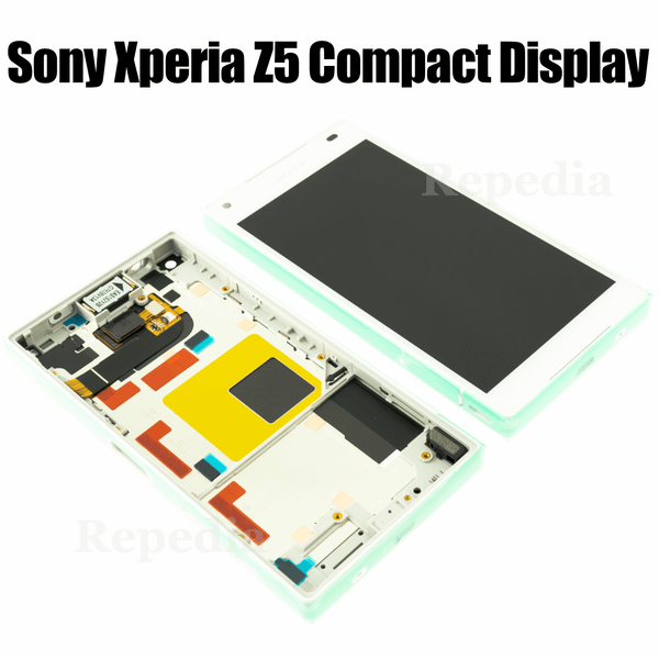 Sony Xperia Z5 Compact (E5803) - Display LCD Touchscreen + Rahmen Weiss