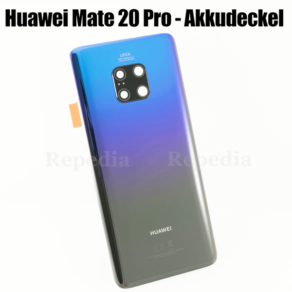 Huawei Mate 20 Pro Dual Sim (LYA-L29C) - Akkudeckel / Batterie Cover Twilight